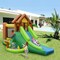 Costway Kids Inflatable Jungle Bounce House Dual Slide Jumping Castle Bouncer